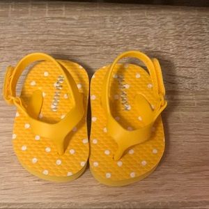 Mustard Infant Flip Flops